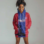 Custom Afro Haiti Football Hoodie Dress Nou fe - Pou Ayiti - Pou Drapo a - Pou peyi a - African Pride