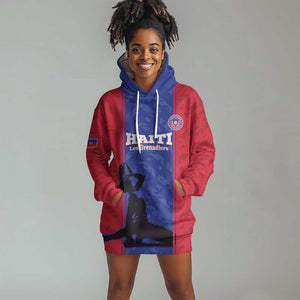 Custom Afro Haiti Football Hoodie Dress Nou fe - Pou Ayiti - Pou Drapo a - Pou peyi a - African Pride