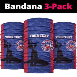 Custom Afro Haiti Football Neck Gaiter Nou fe - Pou Ayiti - Pou Drapo a - Pou peyi a - African Pride