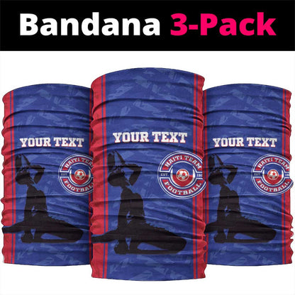 Custom Afro Haiti Football Neck Gaiter Nou fe - Pou Ayiti - Pou Drapo a - Pou peyi a - African Pride
