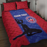 Custom Afro Haiti Football Quilt Bed Set Nou fe - Pou Ayiti - Pou Drapo a - Pou peyi a - African Pride