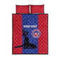 Custom Afro Haiti Football Quilt Bed Set Nou fe - Pou Ayiti - Pou Drapo a - Pou peyi a - African Pride