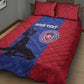Custom Afro Haiti Football Quilt Bed Set Nou fe - Pou Ayiti - Pou Drapo a - Pou peyi a - African Pride