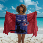 Custom Afro Haiti Football Sarong Nou fe - Pou Ayiti - Pou Drapo a - Pou peyi a - African Pride