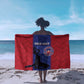 Custom Afro Haiti Football Sarong Nou fe - Pou Ayiti - Pou Drapo a - Pou peyi a - African Pride
