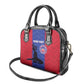 Custom Afro Haiti Football Shoulder Handbag Nou fe - Pou Ayiti - Pou Drapo a - Pou peyi a - African Pride