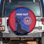 Custom Afro Haiti Football Spare Tire Cover Nou fe - Pou Ayiti - Pou Drapo a - Pou peyi a - African Pride