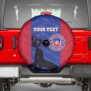 Custom Afro Haiti Football Spare Tire Cover Nou fe - Pou Ayiti - Pou Drapo a - Pou peyi a - African Pride