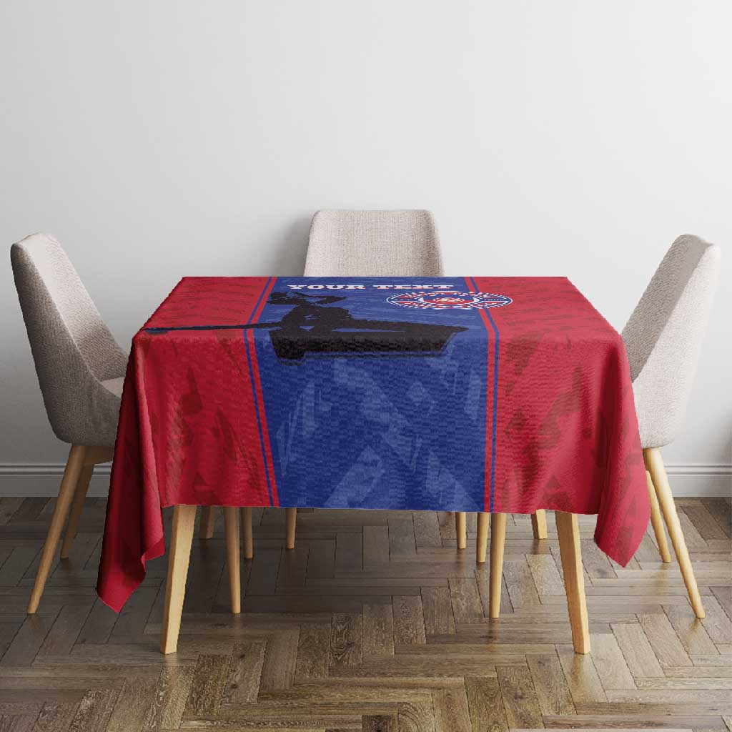 Custom Afro Haiti Football Tablecloth Nou fe - Pou Ayiti - Pou Drapo a - Pou peyi a - African Pride