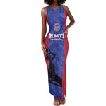 Custom Afro Haiti Football Tank Maxi Dress Nou fe - Pou Ayiti - Pou Drapo a - Pou peyi a - African Pride