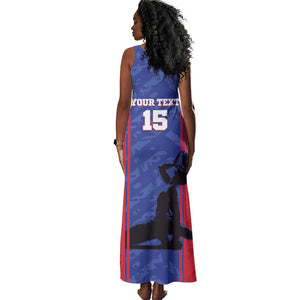 Custom Afro Haiti Football Tank Maxi Dress Nou fe - Pou Ayiti - Pou Drapo a - Pou peyi a - African Pride