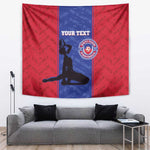 Custom Afro Haiti Football Tapestry Nou fe - Pou Ayiti - Pou Drapo a - Pou peyi a - African Pride