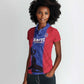 Custom Afro Haiti Football Women Polo Shirt Nou fe - Pou Ayiti - Pou Drapo a - Pou peyi a - African Pride