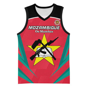 Afro Mozambique Football Custom Basketball Jersey Go Os Mambas - African Pride