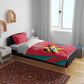 Afro Mozambique Football Custom Bedding Set Go Os Mambas