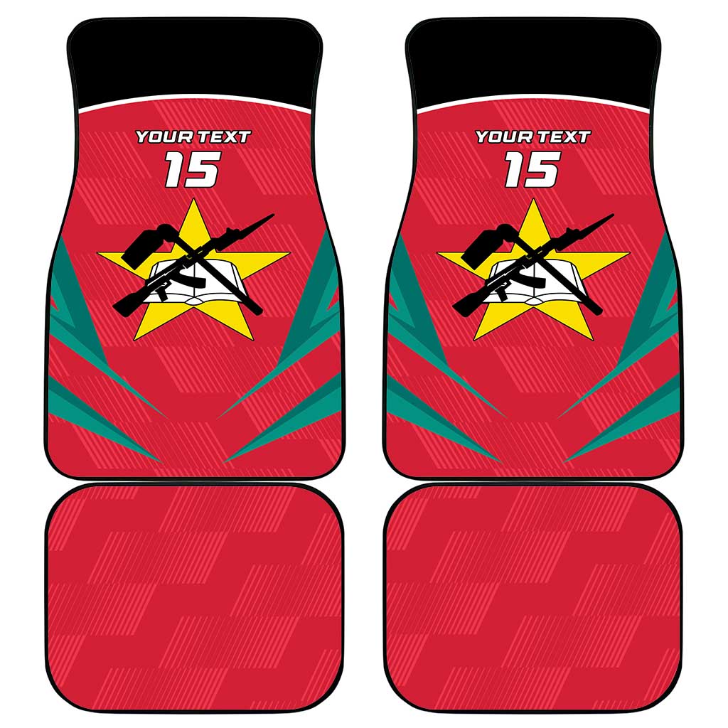 Afro Mozambique Football Custom Car Mats Go Os Mambas