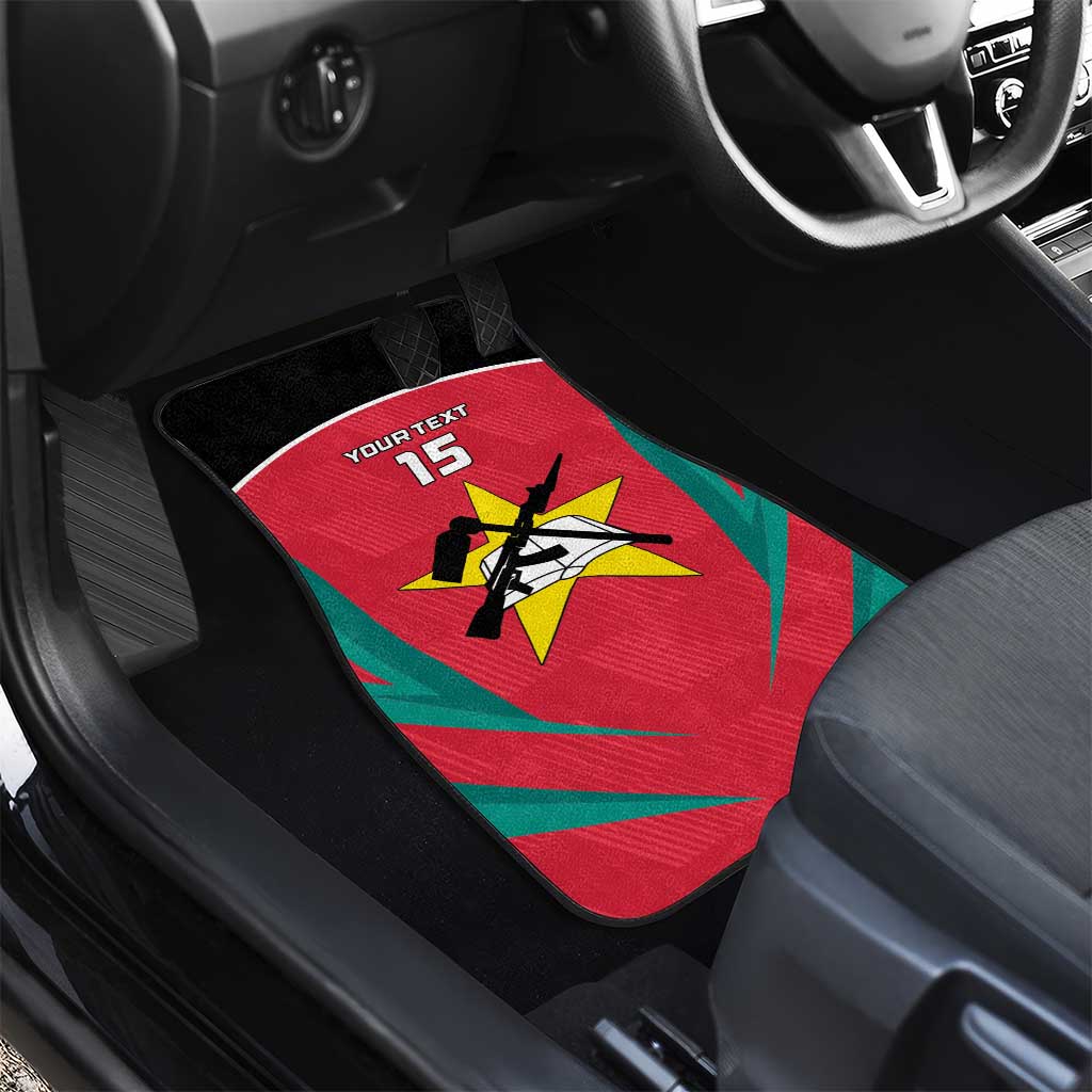Afro Mozambique Football Custom Car Mats Go Os Mambas