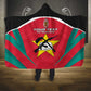 Afro Mozambique Football Custom Hooded Blanket Go Os Mambas