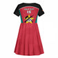 Afro Mozambique Football Custom Kid Short Sleeve Dress Go Os Mambas