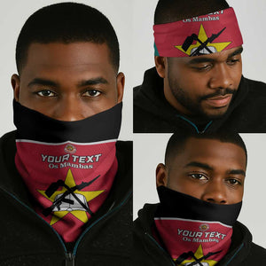 Afro Mozambique Football Custom Neck Gaiter Go Os Mambas LT15