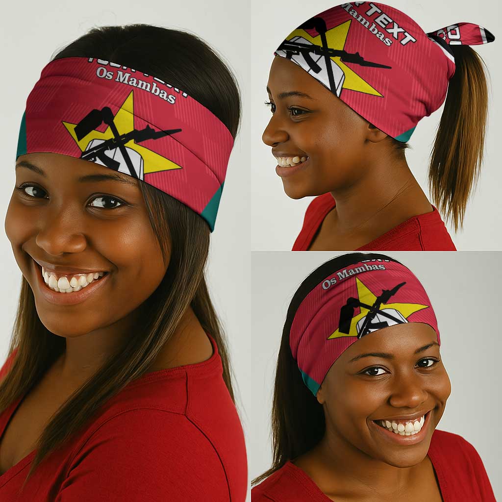 Afro Mozambique Football Custom Neck Gaiter Go Os Mambas LT15