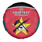 Afro Mozambique Football Custom Spare Tire Cover Go Os Mambas