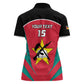 Afro Mozambique Football Custom Women Polo Shirt Go Os Mambas