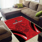 Afro Libya Football Custom Area Rug Barbary Lion - Sporty Style