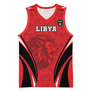 Afro Libya Football Custom Basketball Jersey Barbary Lion - Sporty Style - African Pride
