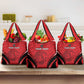 Afro Libya Football Custom Grocery Bag Barbary Lion - Sporty Style
