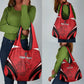 Afro Libya Football Custom Grocery Bag Barbary Lion - Sporty Style