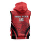 Afro Libya Football Custom Sleeveless Hoodie Barbary Lion - Sporty Style - African Pride