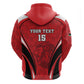 Afro Libya Football Custom Zip Hoodie Barbary Lion - Sporty Style