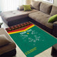 Custom Cameroun Football Area Rug Allez Les Lions Indomptables