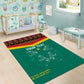 Custom Cameroun Football Area Rug Allez Les Lions Indomptables