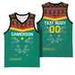 Custom Cameroun Football Basketball Jersey Allez Les Lions Indomptables - African Pride