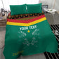 Custom Cameroun Football Bedding Set Allez Les Lions Indomptables