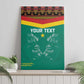 Custom Cameroun Football Canvas Wall Art Allez Les Lions Indomptables