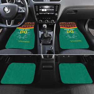 Custom Cameroun Football Car Mats Allez Les Lions Indomptables