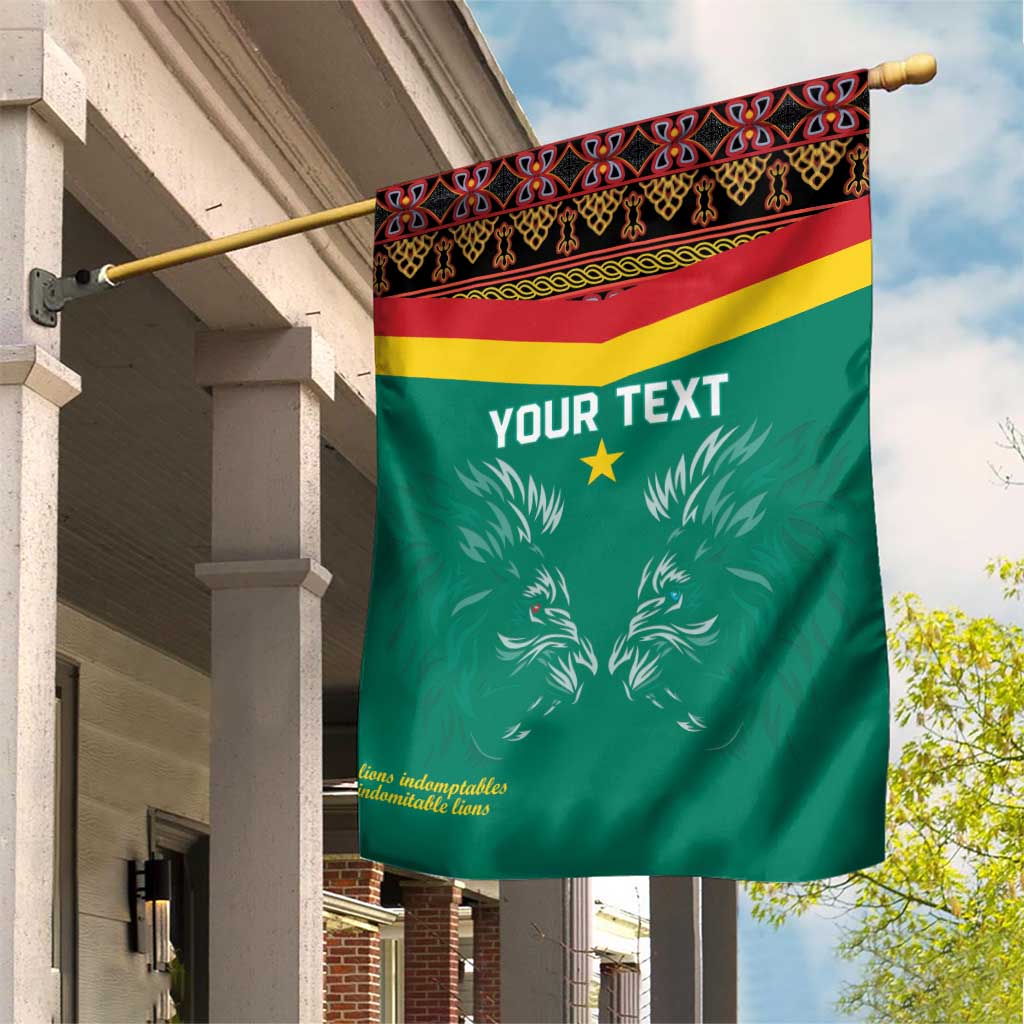 Custom Cameroun Football Garden Flag Allez Les Lions Indomptables
