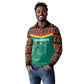 Custom Cameroun Football Long Sleeve Polo Shirt Allez Les Lions Indomptables