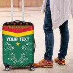 Custom Cameroun Football Luggage Cover Allez Les Lions Indomptables