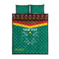 Custom Cameroun Football Quilt Bed Set Allez Les Lions Indomptables
