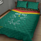 Custom Cameroun Football Quilt Bed Set Allez Les Lions Indomptables