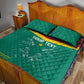 Custom Cameroun Football Quilt Bed Set Allez Les Lions Indomptables