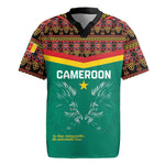 Custom Cameroun Football Rugby Jersey Allez Les Lions Indomptables