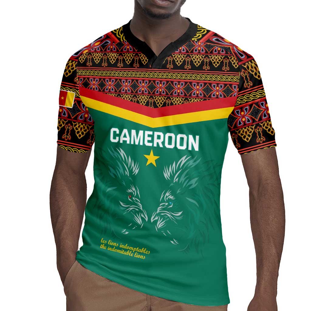 Custom Cameroun Football Rugby Jersey Allez Les Lions Indomptables
