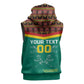 Custom Cameroun Football Sleeveless Hoodie Allez Les Lions Indomptables - African Pride