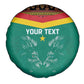 Custom Cameroun Football Spare Tire Cover Allez Les Lions Indomptables