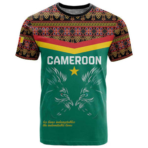 Custom Cameroun Football T shirt Allez Les Lions Indomptables